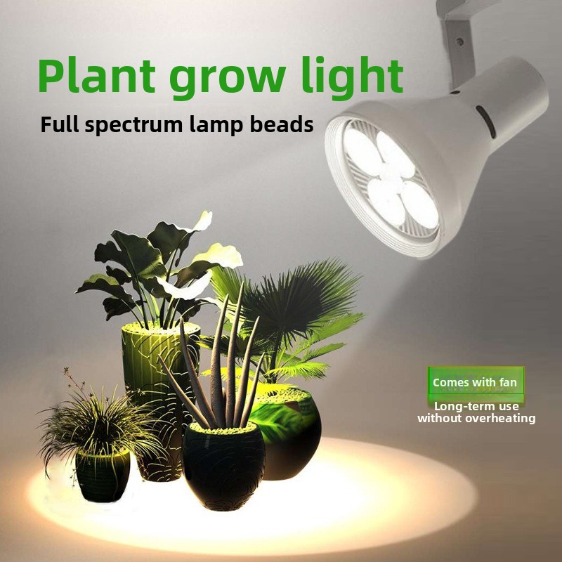 Plant Grow Light Full Spectrum - フルスペクトルトラック育成ランプLED植物育成ライト、熱帯雨林テラリウム、多肉植物、苔、花用
