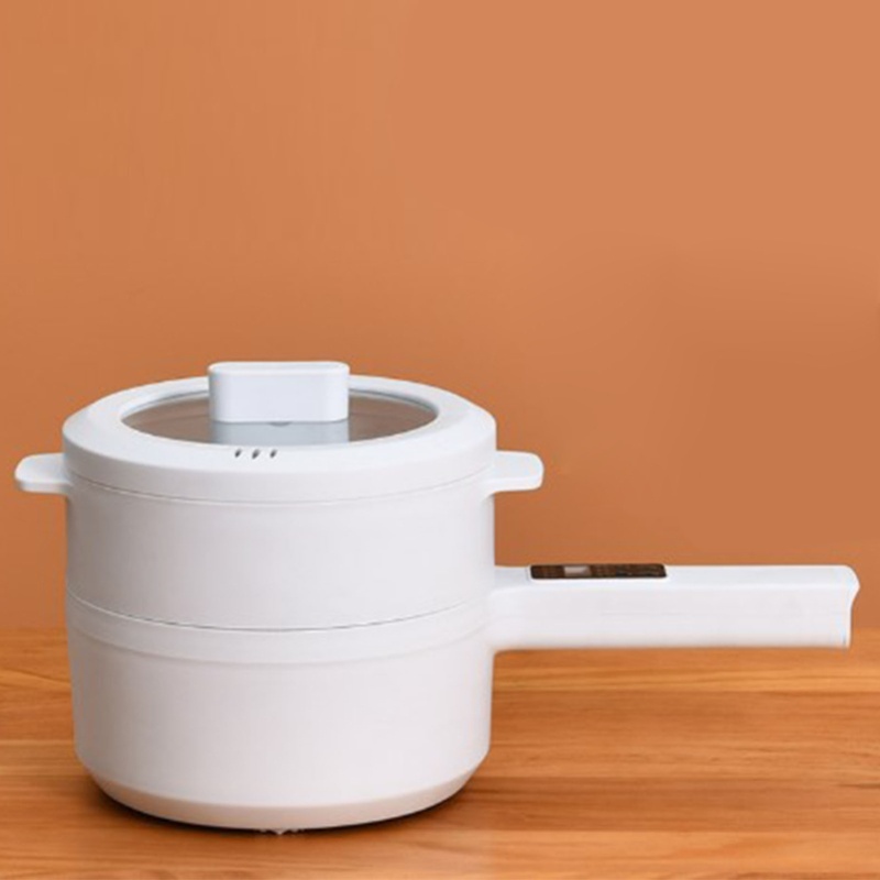 Smart Pot - ミニ電気調理器 小型省電力 ノンスティック電気鍋 ミニラーメン調理器 学生寮 キッチン用