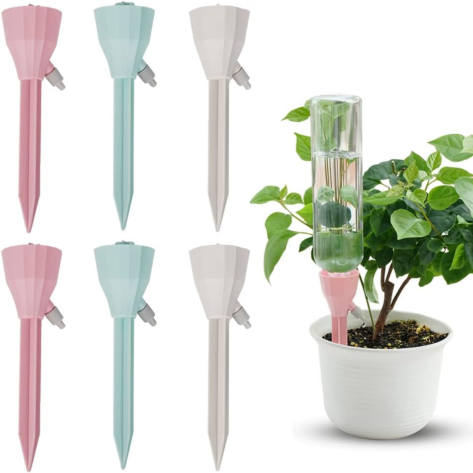 Self Watering Planter - 自動点滴灌漑システム 調整可能な水滴器 自動給水 観葉植物 温室 庭園キット