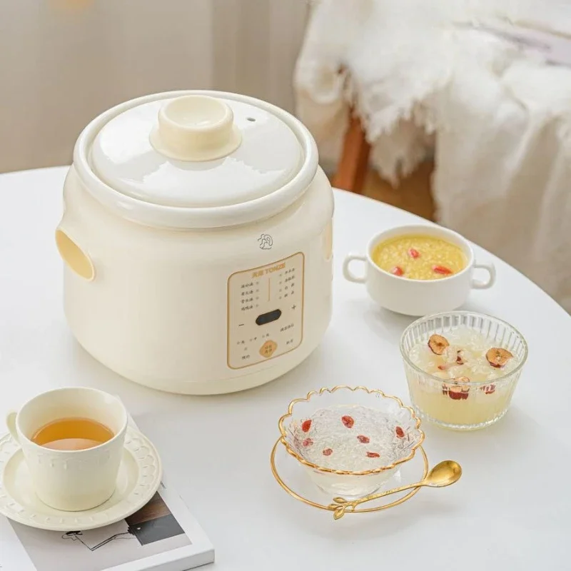 Smart Pot - 電気シチューポット家庭用多機能全自動予約粥ポットスマートスープポット高速穀物粥ポット