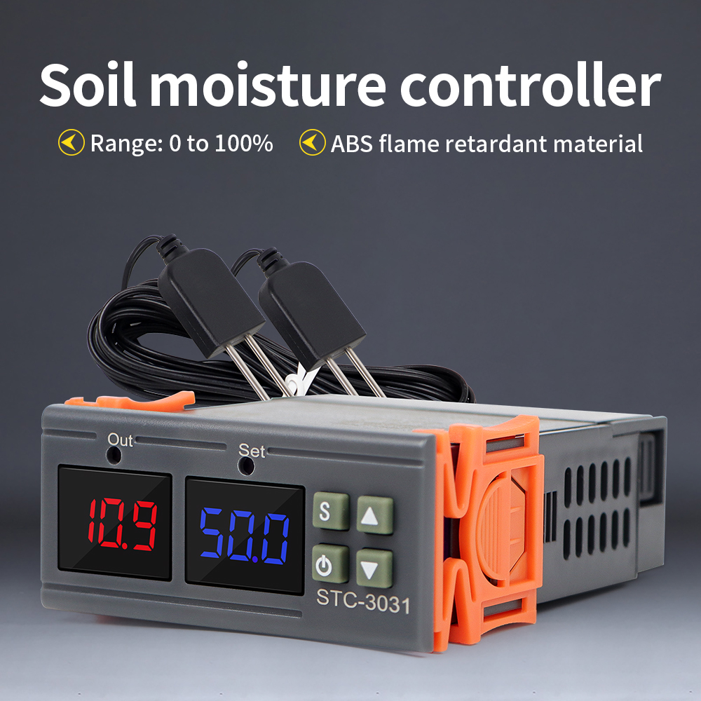 Plant Sensor - 庭の土壌水分センサーモジュール、土壌水分テスター、鉢植え、220v、STC-3029、3030、3031