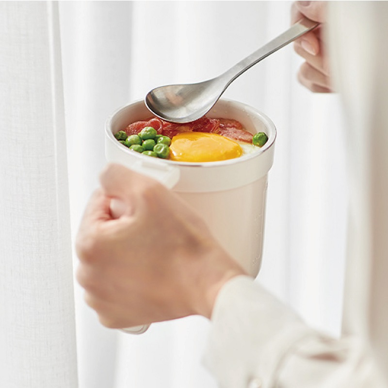 Smart Pot - 300W スマート炊飯器 800ml 多機能セラミックノンスティック電気調理鍋 ポータブル電気ランチボックス 1~2人用