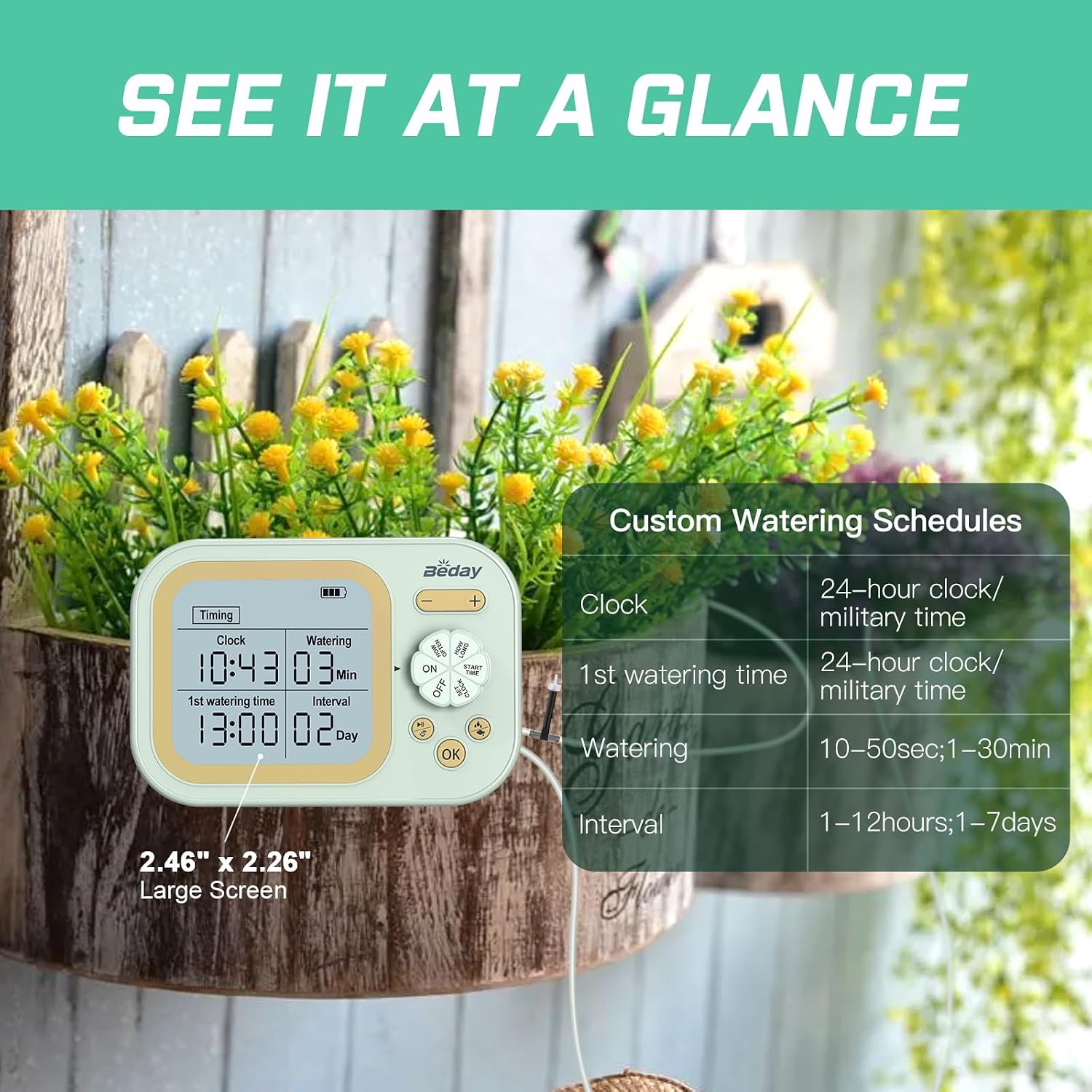 15ポット用自動植物散水システム、湿度センサー付きプログラム - Plant Sensor のレビューと価格