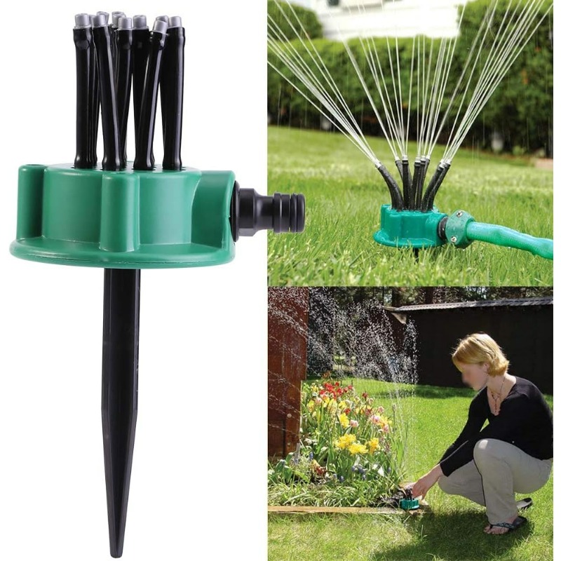 360度自動散水装置、芝生用回転ノズル、回転式散水システム、 - Automatic Watering のレビューと価格