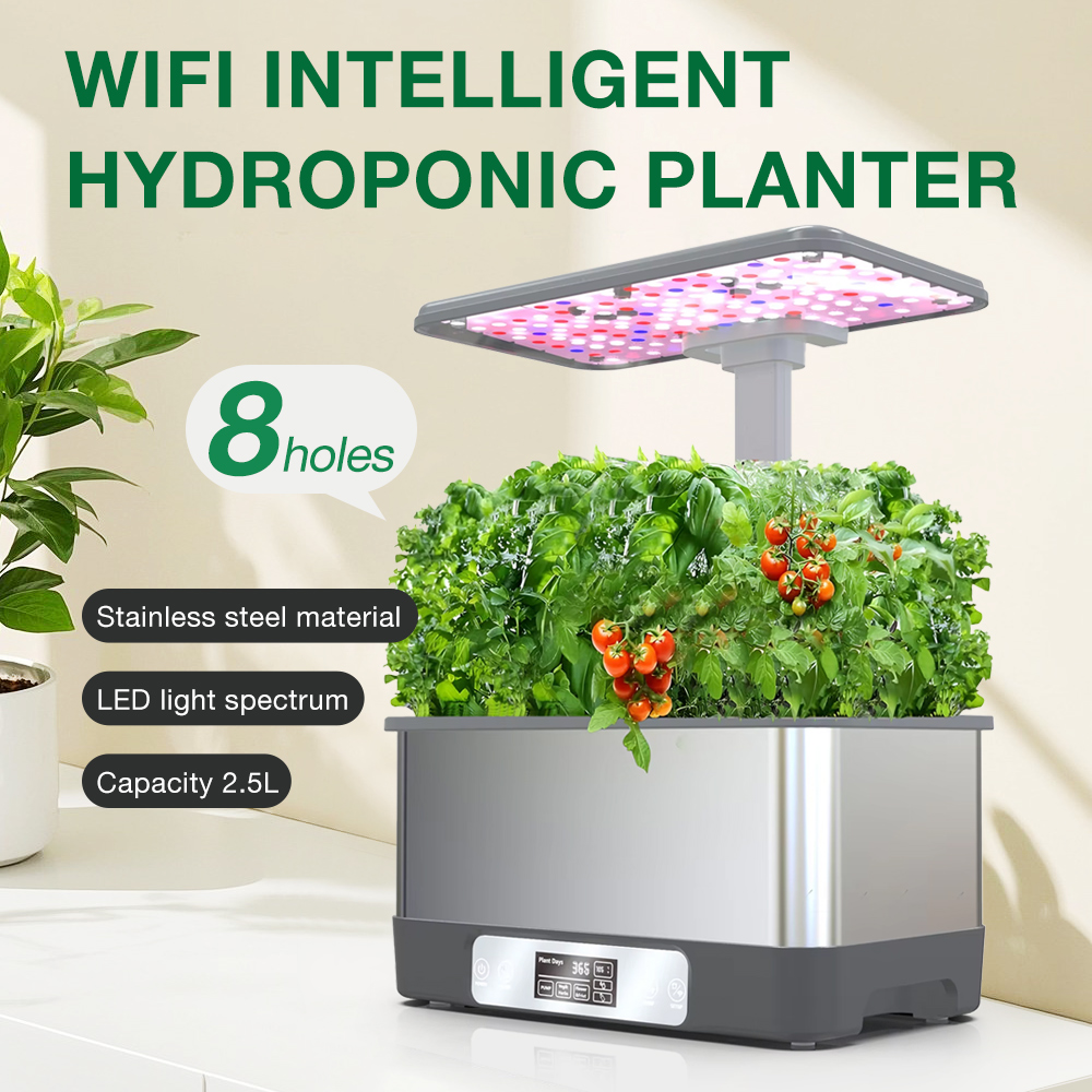 スマートWi-Fi対応の水耕栽培プランターボックス。自動給水 - Hydroponic Grow Pod のレビューと価格