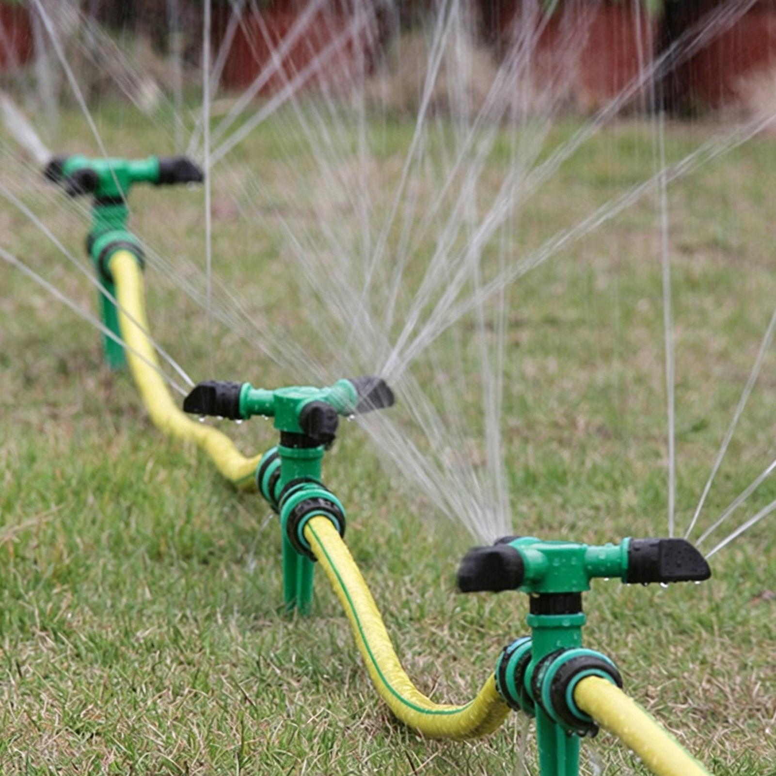 自動回転式散水器 庭の芝生灌漑用 360度ヤードカバー散水器 - Automatic Watering のレビューと価格