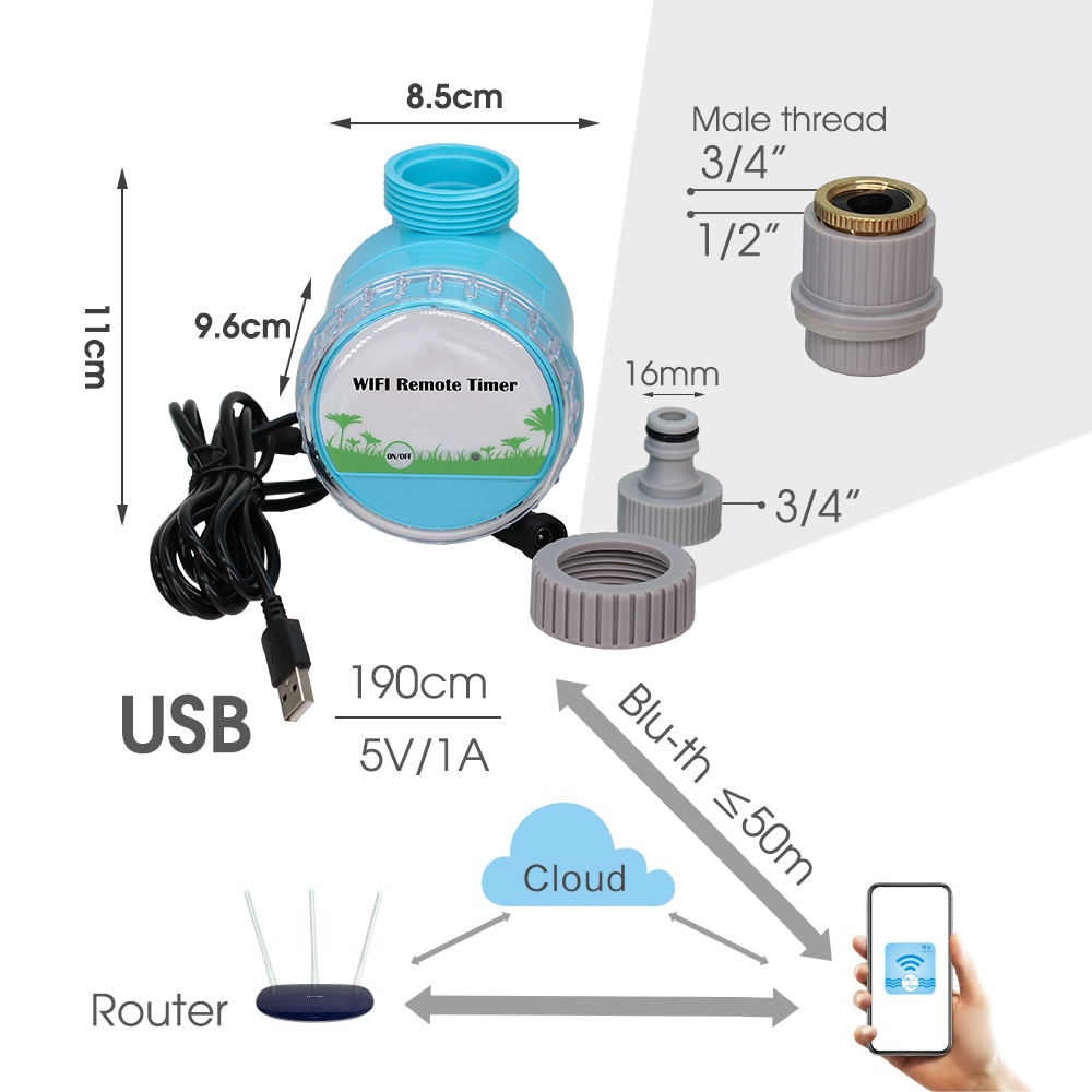 スマートガーデン灌漑システム,30〜50m,調整可能,冷却ノ - Smart Garden System のレビューと価格