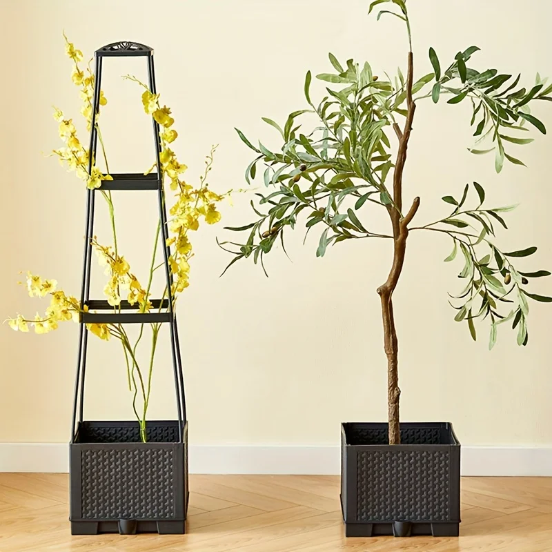 自動給水式植栽ボックスとトレリス付きトマトタワー - つる性 - Hydroponic Tower のレビューと価格