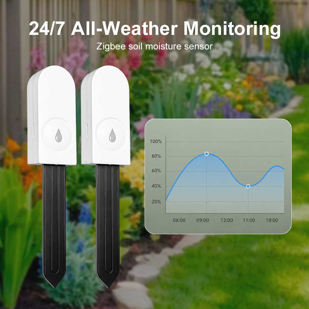 Zigbee 3.0 土壌水分センサー 温度と湿度計 サーモ - Smart Garden System のレビューと価格