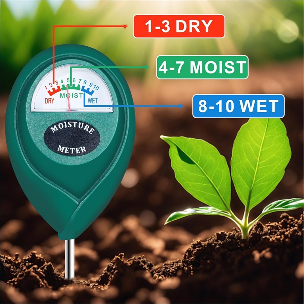 LNHFロングプローブ深層土壌水分計、水位モニターインジケー - Plant Sensor のレビューと価格