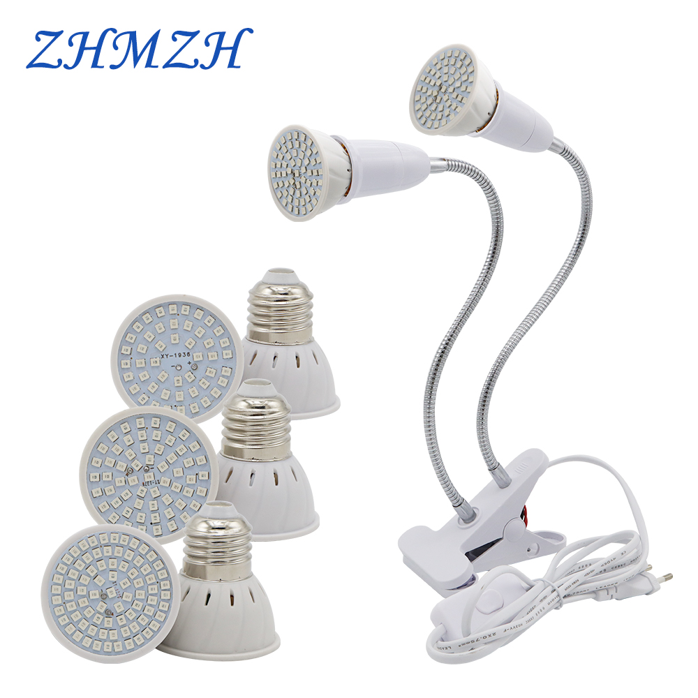 E27 LED 植物成長ランプ電球 110V 220V 柔軟 - Plant Grow Light Full Spectrum のレビューと価格
