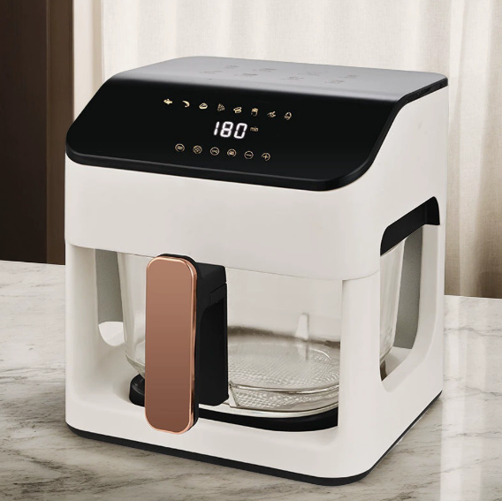 2026年スマート温度制御エアフライヤー、透明フルガラス可視 - Smart Pot のレビューと価格