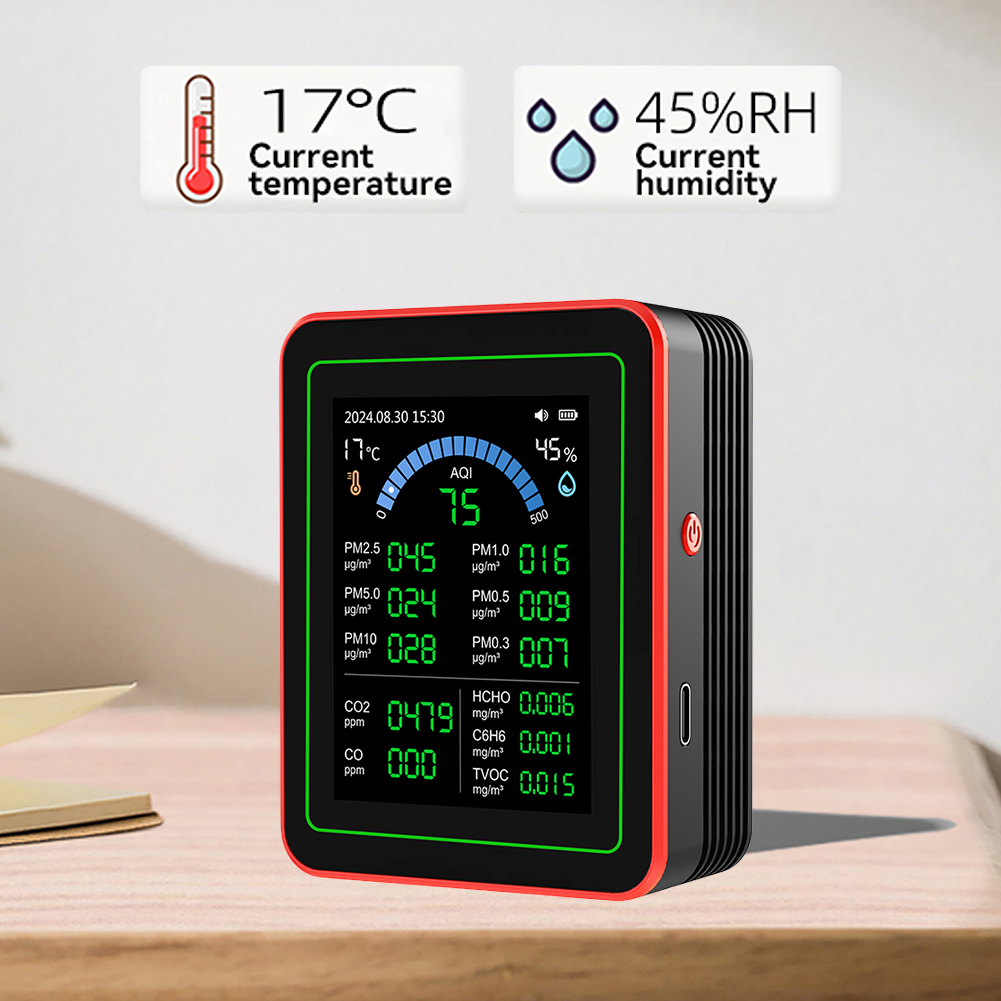 18 in 1空気質モニターセンサー、CO2、PM2.5/P - Plant Monitor のレビューと価格
