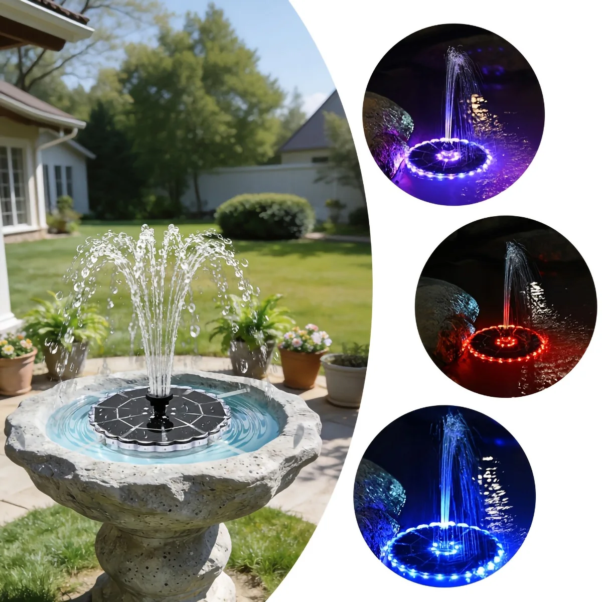 3.5W屋外ソーラー噴水、庭園用、屋内池用ソーラーポンプキッ - Indoor Garden Kit のレビューと価格