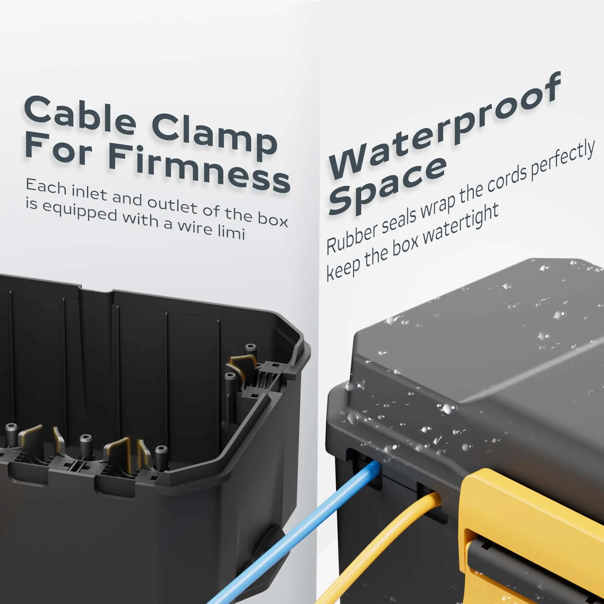 Diivoo-防水電気ボックス,外部ケーブル接続,タイマー用 - Smart Garden Kit のレビューと価格