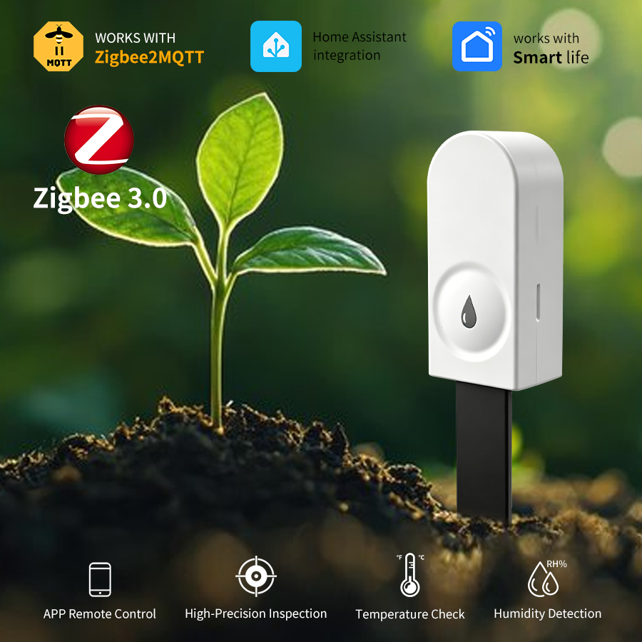 スマートZigbee 3.0土壌テスター、植物・庭園用湿度・ - Plant Monitor のレビューと価格