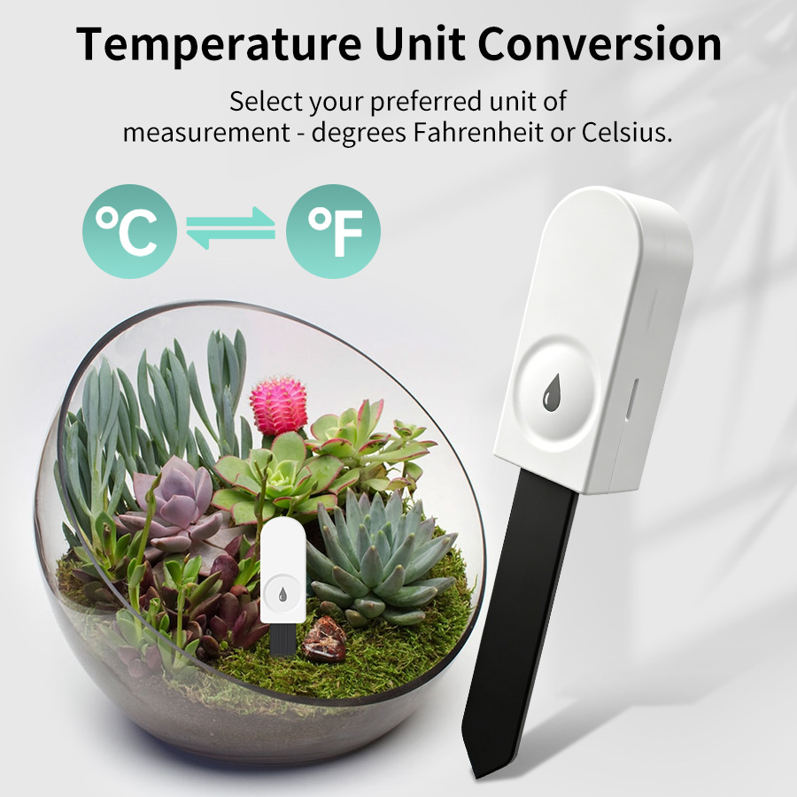 スマートZigbee 3.0土壌テスター、植物・庭園用湿度・ - Plant Monitor のレビューと価格
