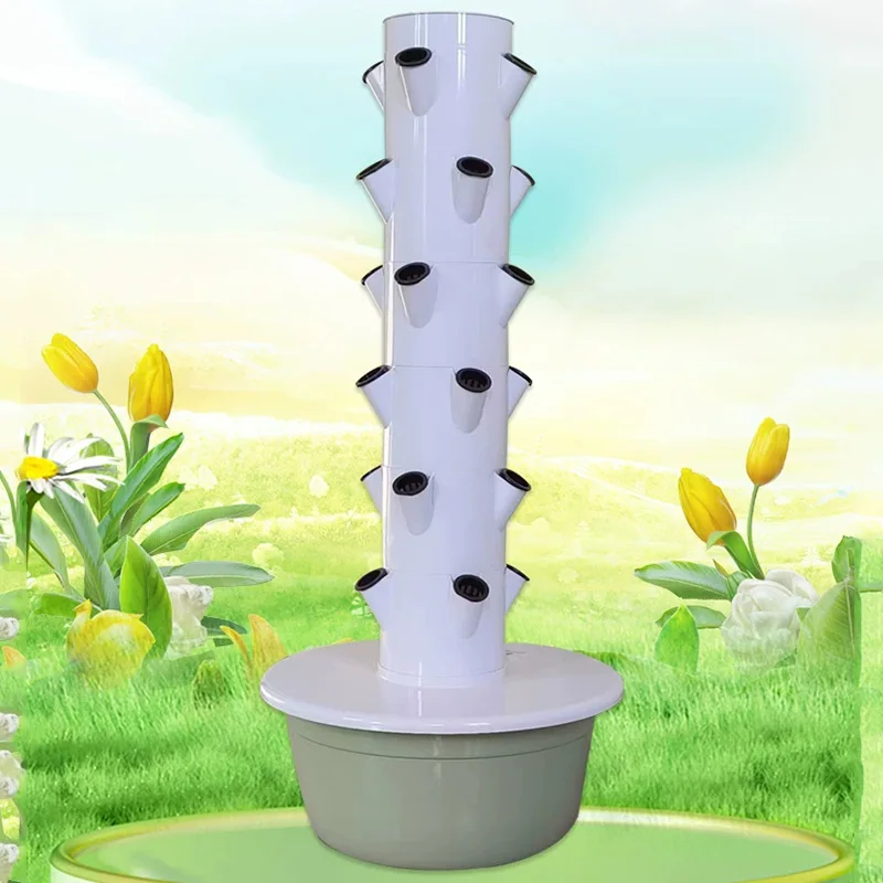 9段式の水耕栽培キットシステム、ベランダ用栽培ラック、屋内用 - Hydroponic Tower のレビューと価格