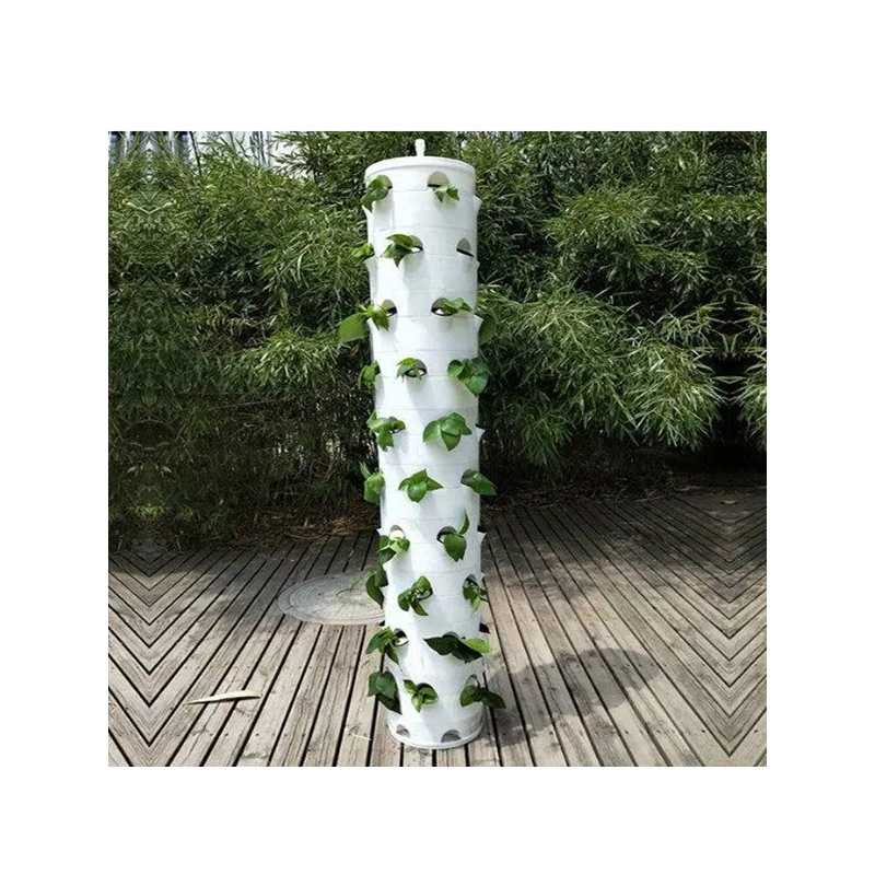 回転式水耕栽培タワー、土を使わない栽培装置、多層水ミストタワ - Hydroponic Tower のレビューと価格