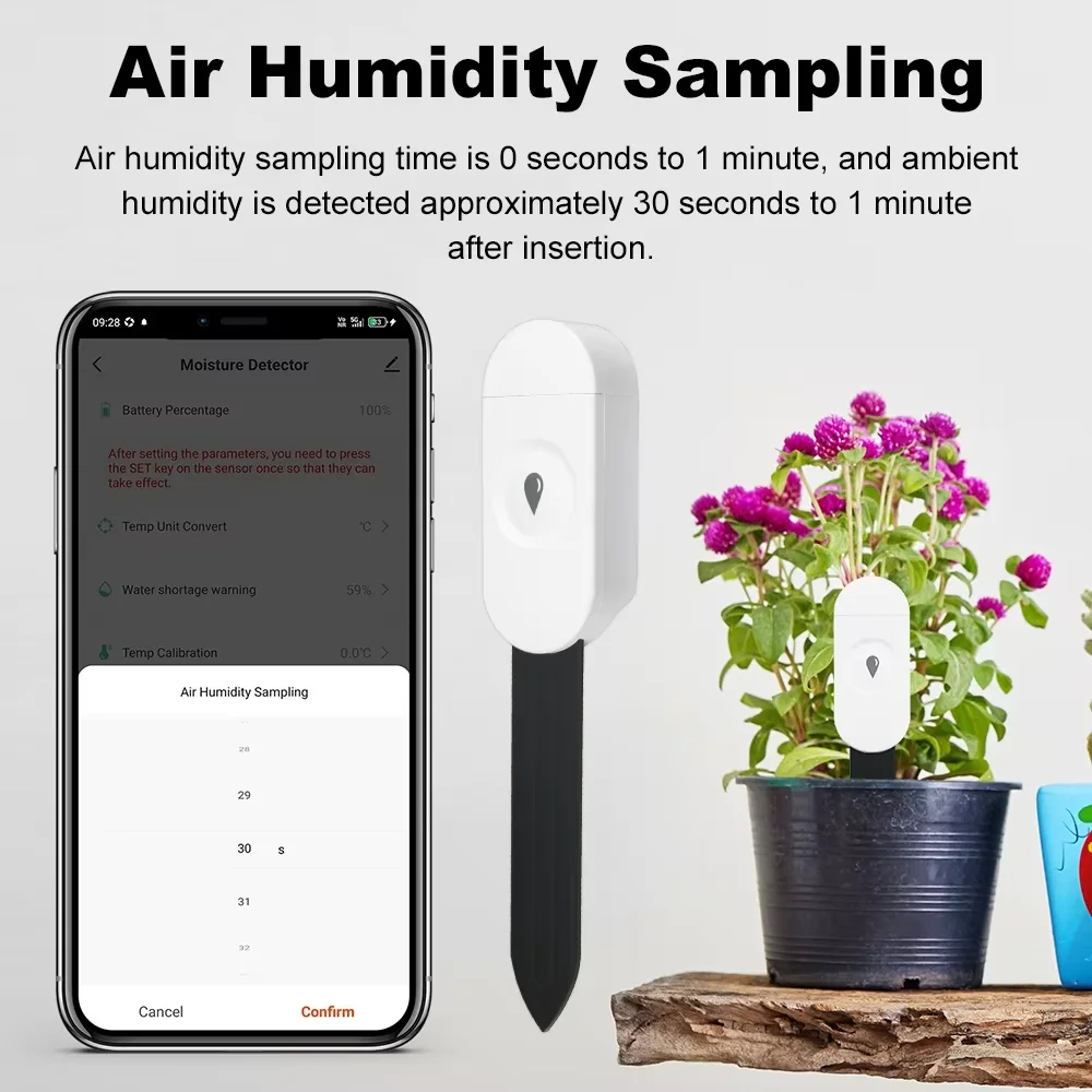 スマートZigbee植物モニター。Tuyaアプリと連携し、土 - Plant Monitor のレビューと価格