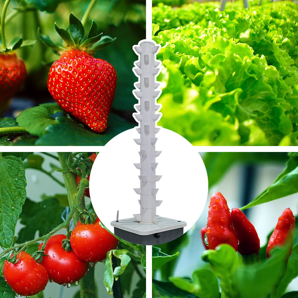 垂直水耕栽培タワー エアロポニックタワー ハーブ、果物、野菜 - Hydroponic Tower のレビューと価格