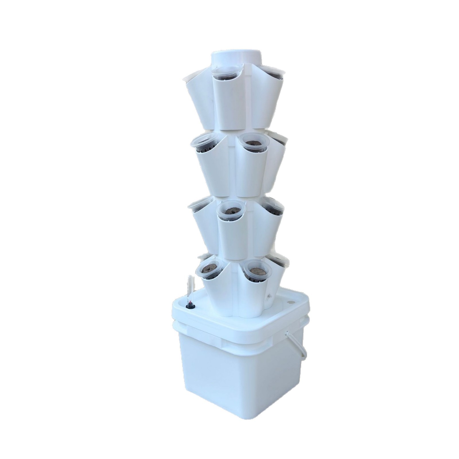 8L卓上水耕栽培タワー 土を使わない栽培装置 垂直水耕栽培コ - Hydroponic Tower のレビューと価格