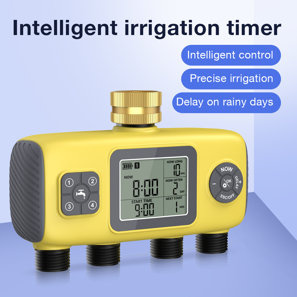 工場卸売 新デザイン デジタル水タイマー ガーデン 4口 イ - Automatic Watering のレビューと価格