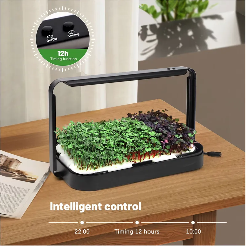 水耕栽培トレイ 室内マイクログリーン マイクログリーン種子  - Indoor Garden Kit のレビューと価格