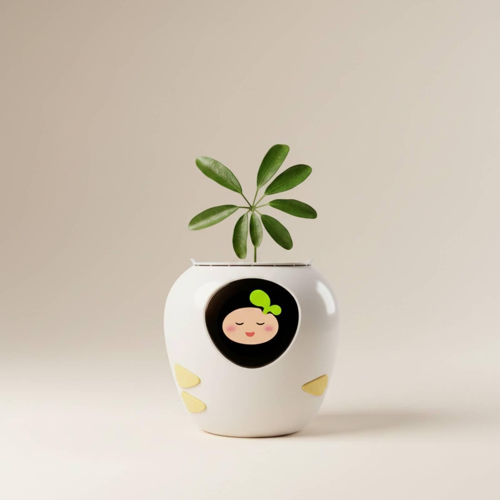 感情表現できる植木鉢、話す花鉢、オフィスやデスクトップ用のイ - Automatic Watering のレビューと価格