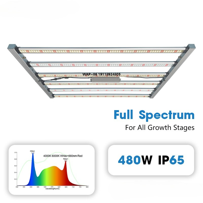 高出力業務用LED植物育成ライト 480W-600W 600 - Plant Grow Light Full Spectrum のレビューと価格