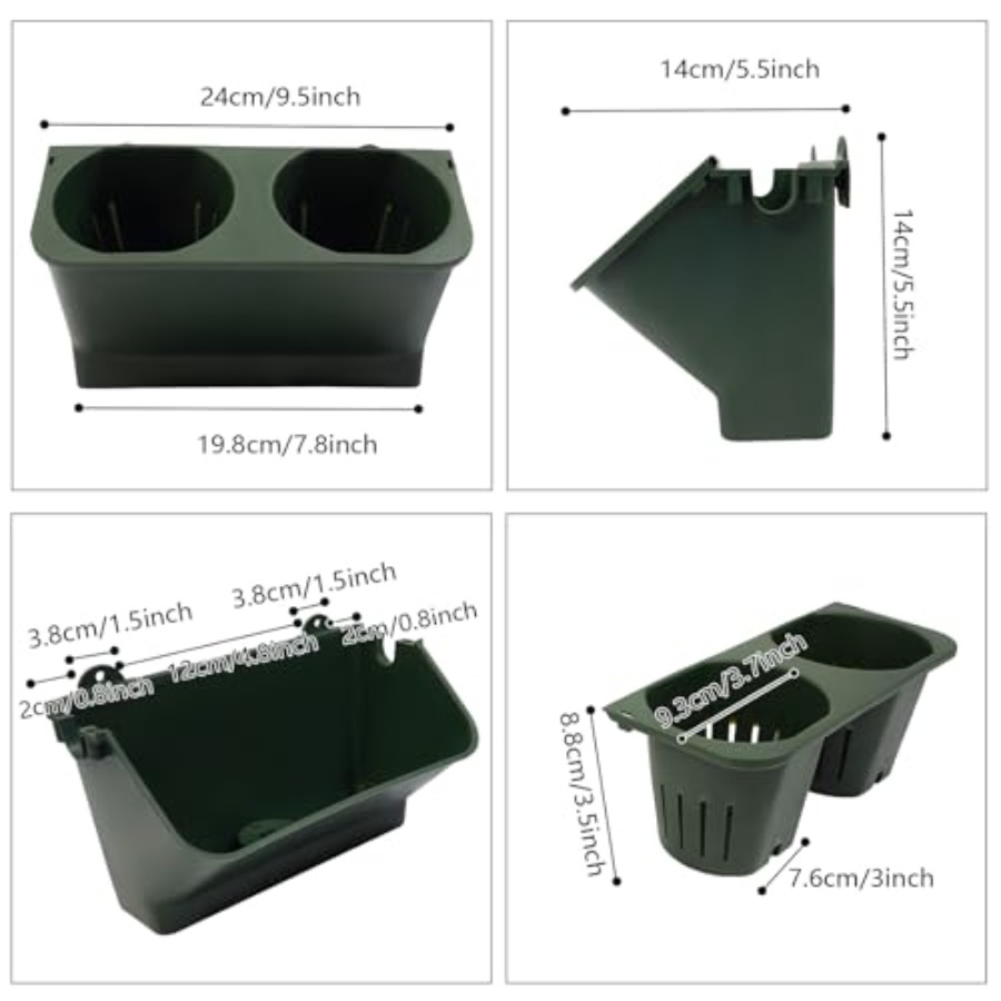 バルコニーや庭用の垂直壁掛けプランター、耐久性のある生地製、 - Self Watering Planter のレビューと価格
