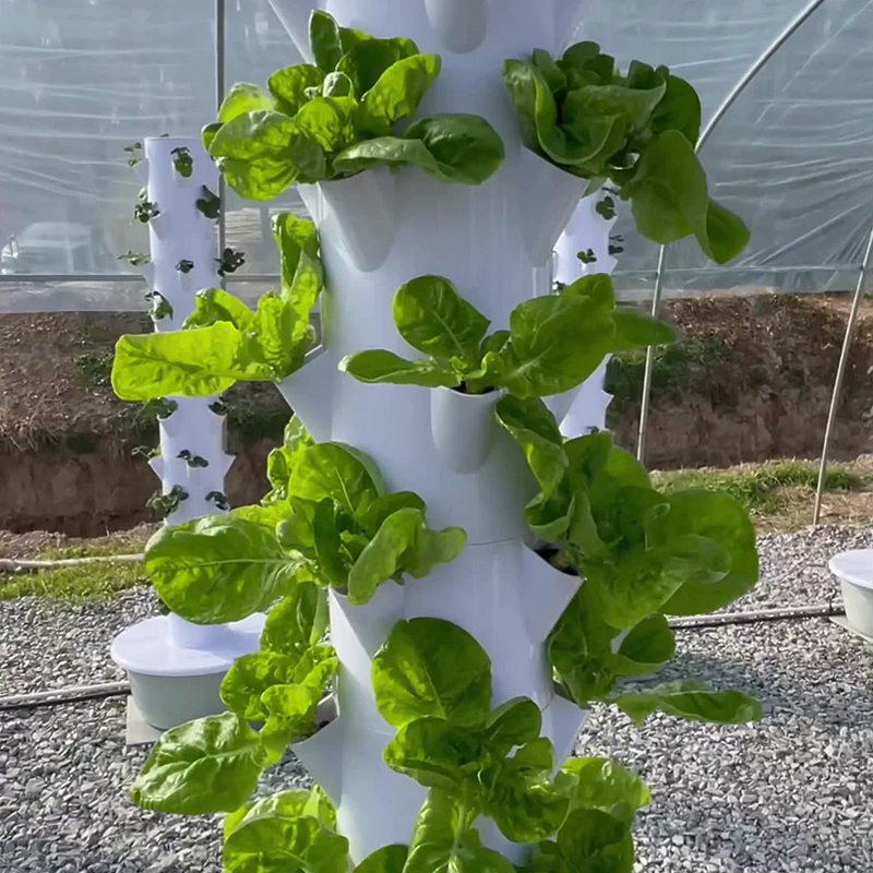 LED育成ライト付きスペースツリー垂直水耕タワーインテリジェ - Hydroponic Tower のレビューと価格