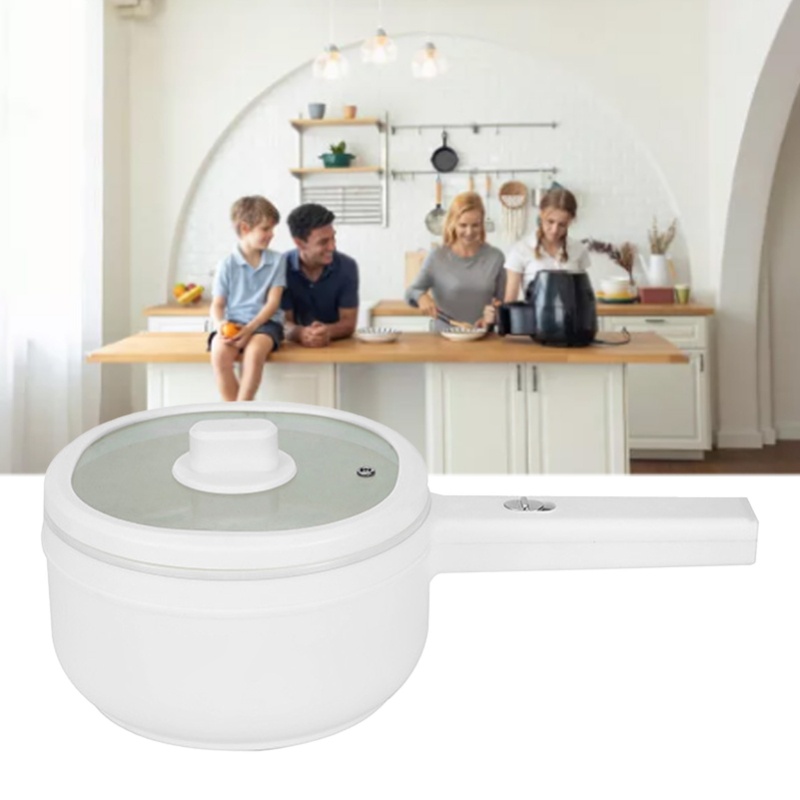 多機能電気鍋 透明蓋 スマートミニクッカー ホワイト 寮のキ - Smart Pot のレビューと価格