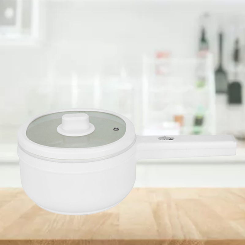 多機能電気鍋 透明蓋 スマートミニクッカー ホワイト 寮のキ - Smart Pot のレビューと価格
