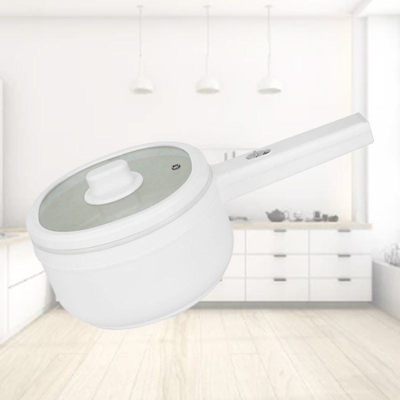 多機能電気鍋 透明蓋 スマートミニクッカー ホワイト 寮のキ - Smart Pot のレビューと価格