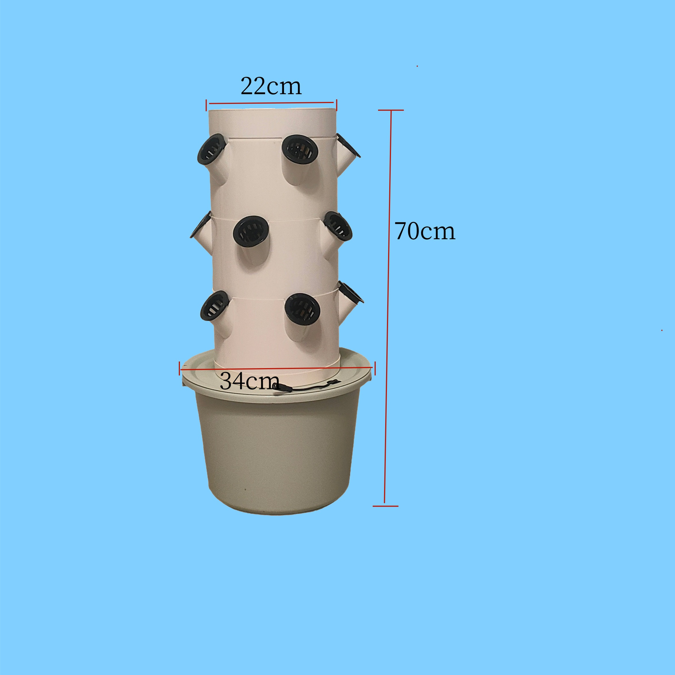 垂直型水耕栽培システム 3層15穴 室内ガーデンキット キッ - Indoor Garden Kit のレビューと価格