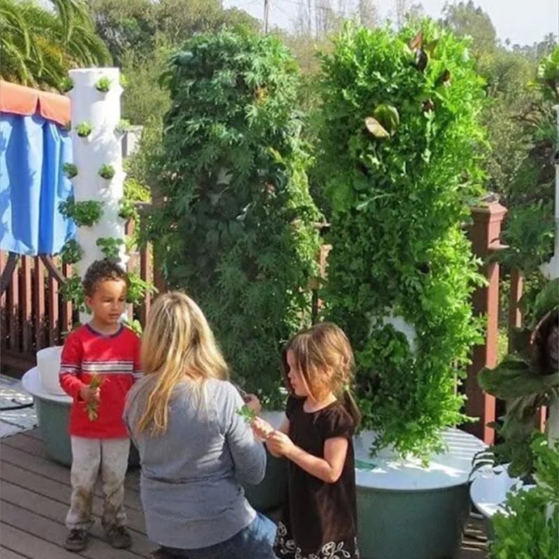 垂直水耕栽培タワー エアロポニックタワー 果物と野菜用 9層 - Hydroponic Grow Pod のレビューと価格